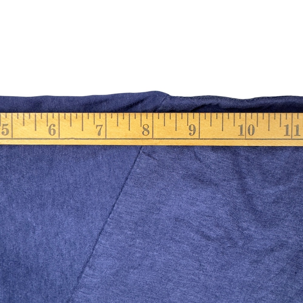 Vtg 80s Christian Jesus Graphic T Shirt Men's M Blue Single Stitch Religious Tee - Picture 8 of 8